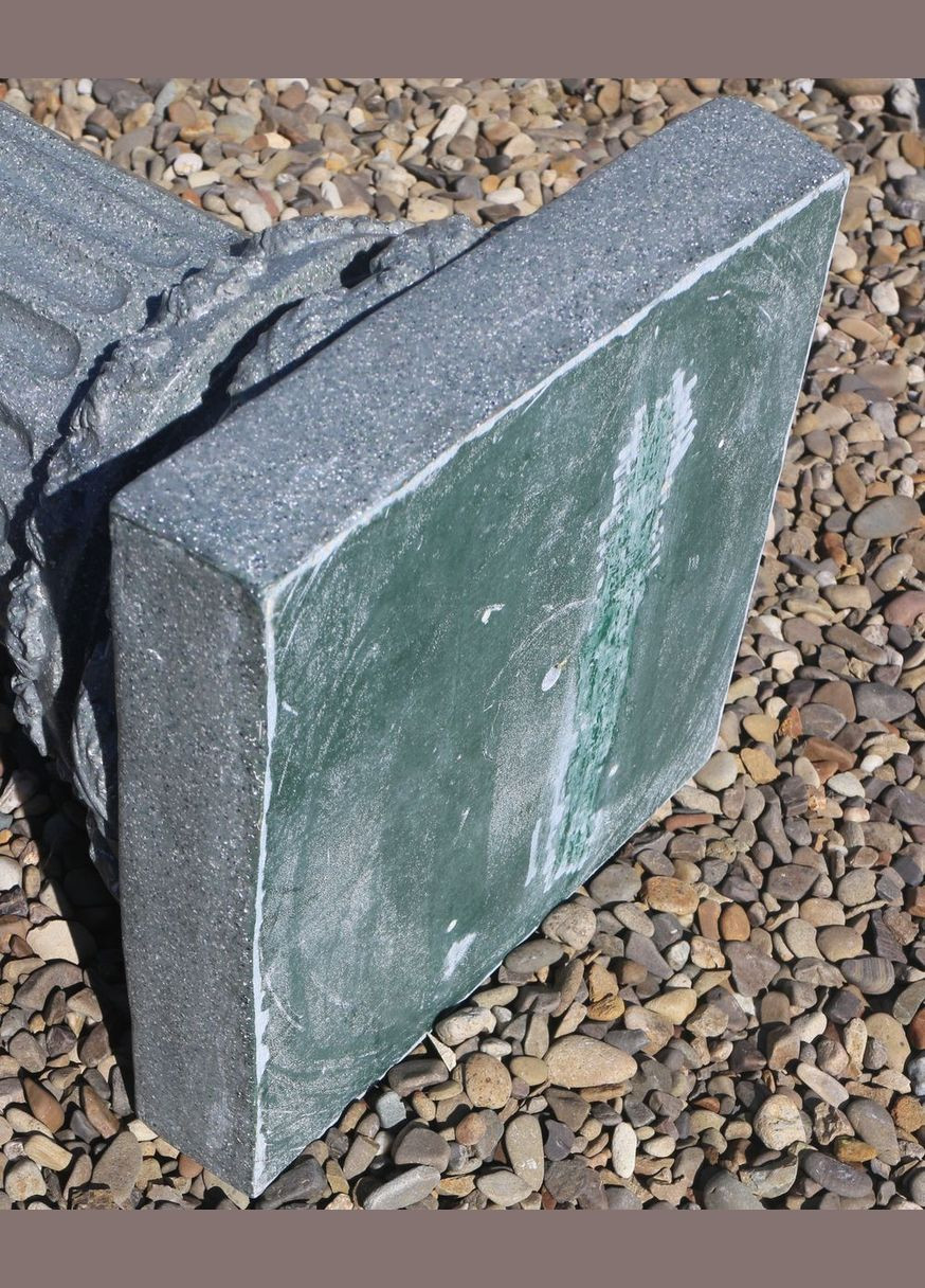 Садова колона кругла мала граніт 65х33х33 см (ССПГ12077-2 Зелений) Гранд Презент (338628206)