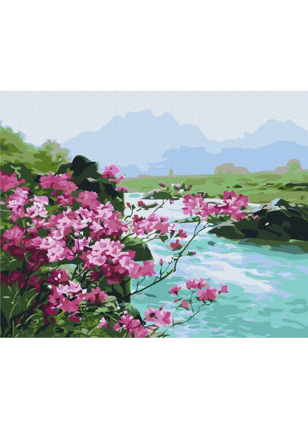 Картина за номерами 48x60см "Гірські квіти" BS51394L Brushme (379364517)