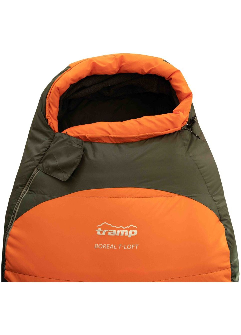 Спальний мішок Boreal Regular кокон лівий orange/grey 200/80-50 UTRS-061R (UTRS-061R-L) Tramp (316534995)