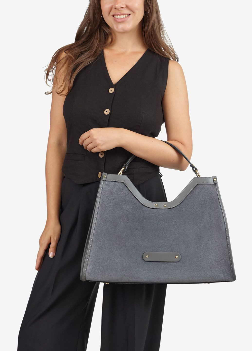 Сумка жіноча шкіряна тоут велика Tote Regina Notte (303429098)