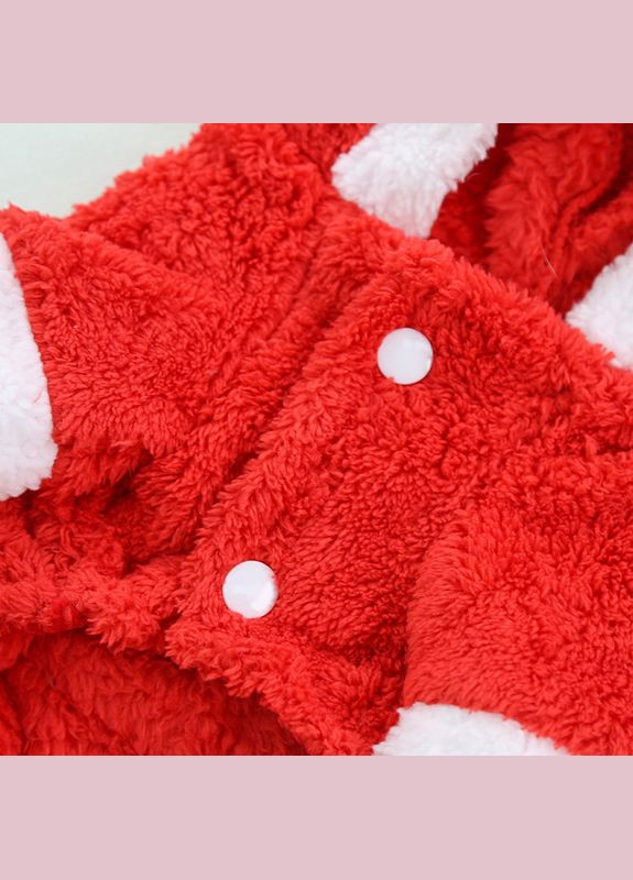 Різдвяний костюм для собак "Оленятко" на флісі червоного кольору розмір S No Brand (299839989)