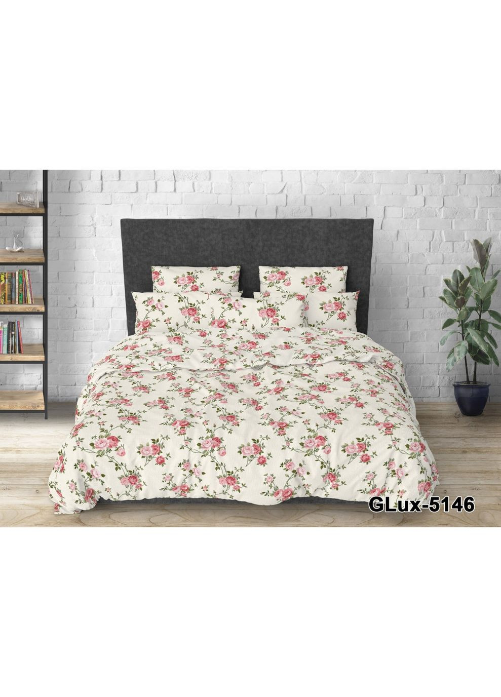 Постельное белье Ксения, бязь Евро на резинке Комфорт-текстиль (354823295)