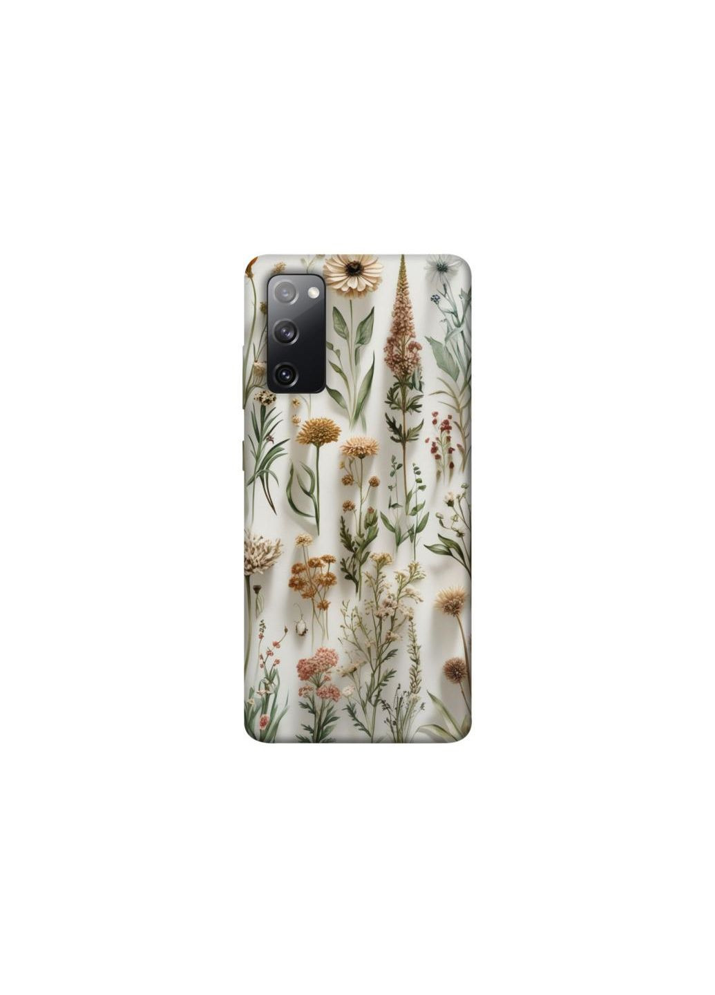 Чехол на Samsung Galaxy S20 FE Floral design ver.2 Frontalka (361324195)