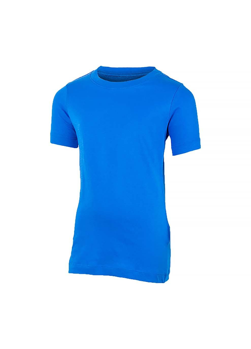 Синя демісезонна дитяча футболка y nk park20 ss tee синій Nike