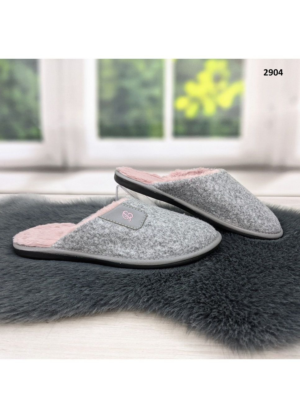 Тапочки жіночі кімнатні з хутряною підкладкою Белста (302209780)