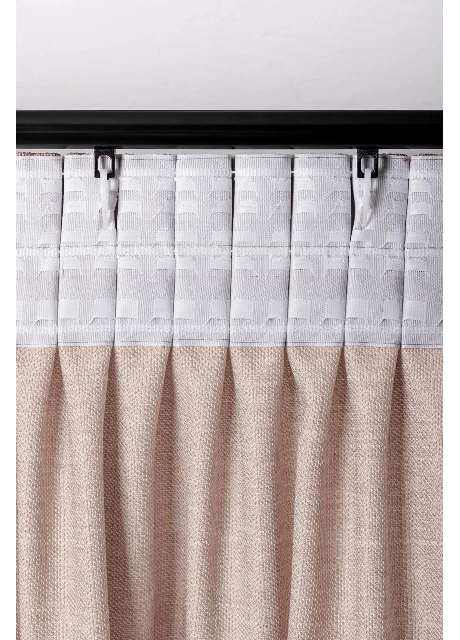 Штори з льняною структурою Elegant 2шт 3,5м х від 2,5м до 3м HYGG (370367406)