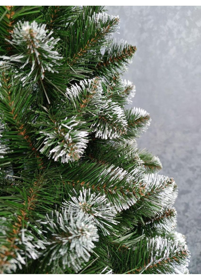 Ялинка штучна з білими кінчиками 1.0 м No Brand (366891741)