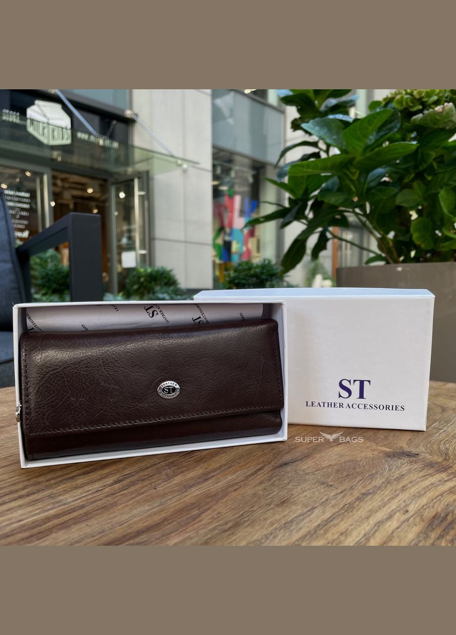 Черная ключница из натуральной кожи с отделением для денег B416 st leather (342121907)