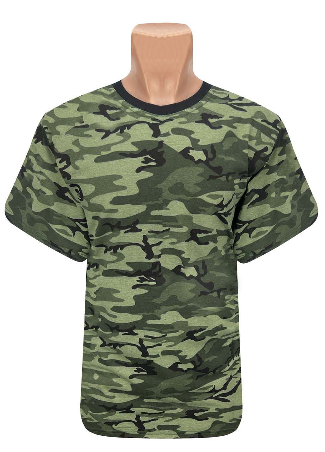 Комбинированная футболка с коротким рукавом Модельєр