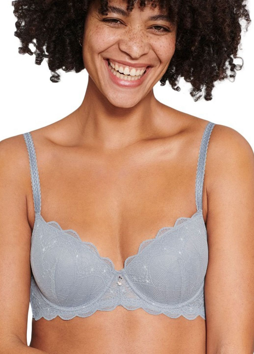 Сірий бюстгальтер Naturana