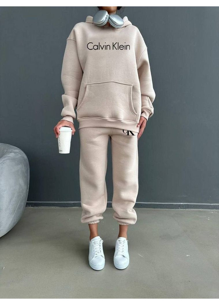 🔥 Теплий костюм з тринитки на флісі 🔥 — заміри в описі GD/GL Модний простір (360476077)