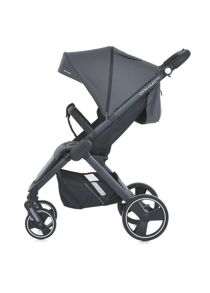 Коляска детская DYNAMIC PRO Charcoal прогулочная с чехлом дождевиком и москитной сеткой Серая (ME 1053-3) El Camino (334338190)