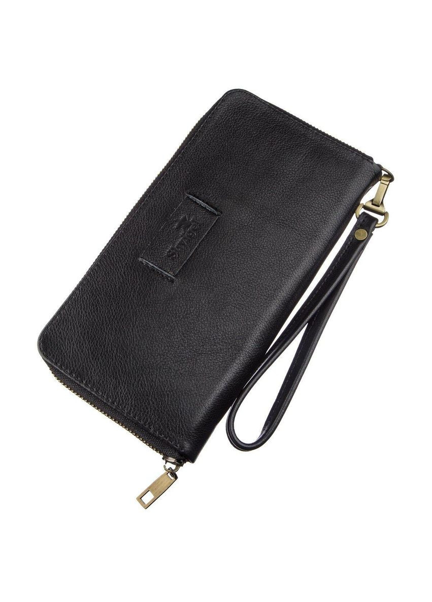 Мужской горизонтальный кожаный клатч 19120 Shvigel (366880616)