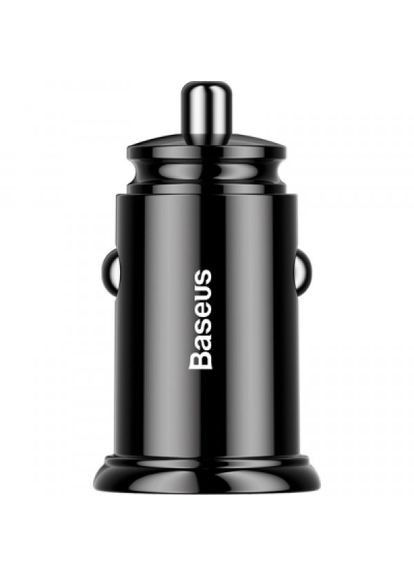 Зарядний пристрій Baseus circular plastic а+а 30w 2 usb black (268147358)