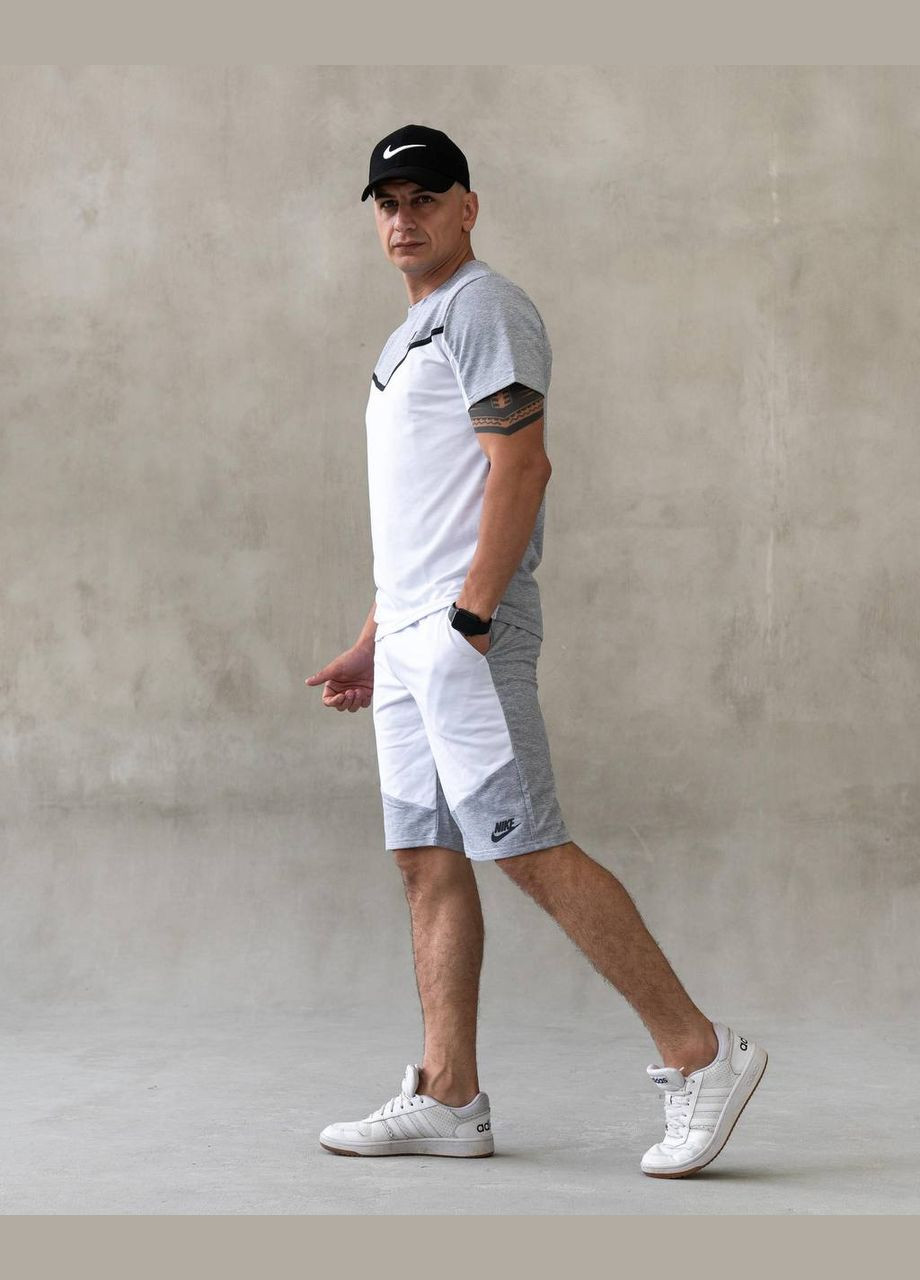 Світло-сірий літній чоловічий комплект No Brand