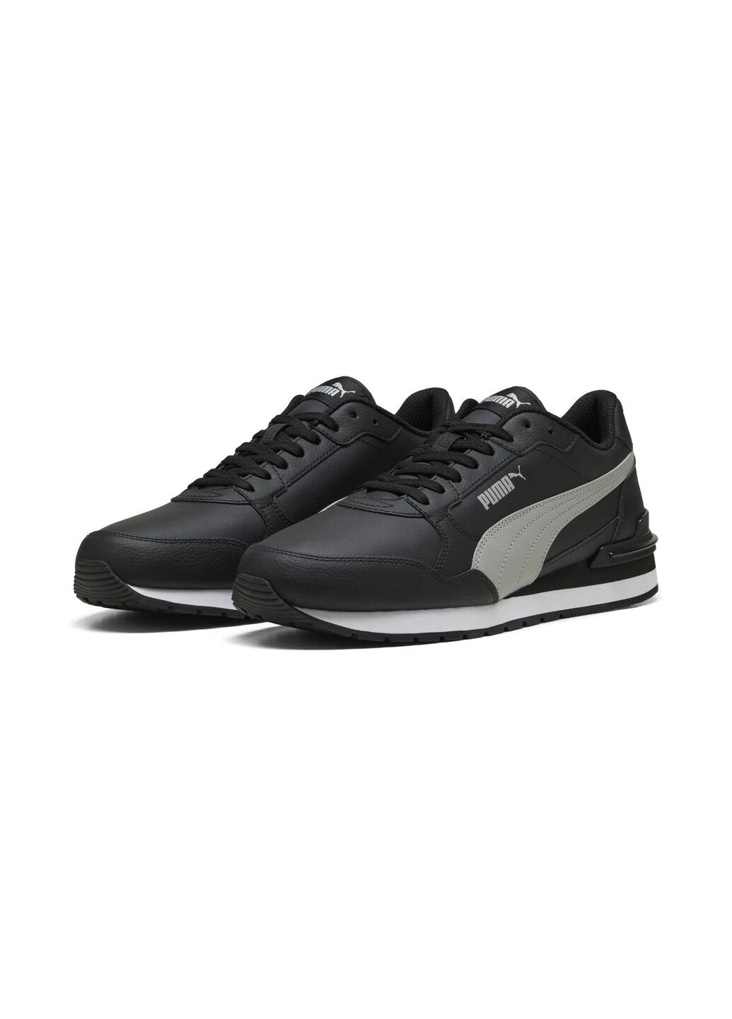 Чорні всесезонні кросівки st runner v4 leather sneakers unisex Puma