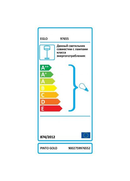 Торшер PINTO GOLD (97655) Eglo (305758386)