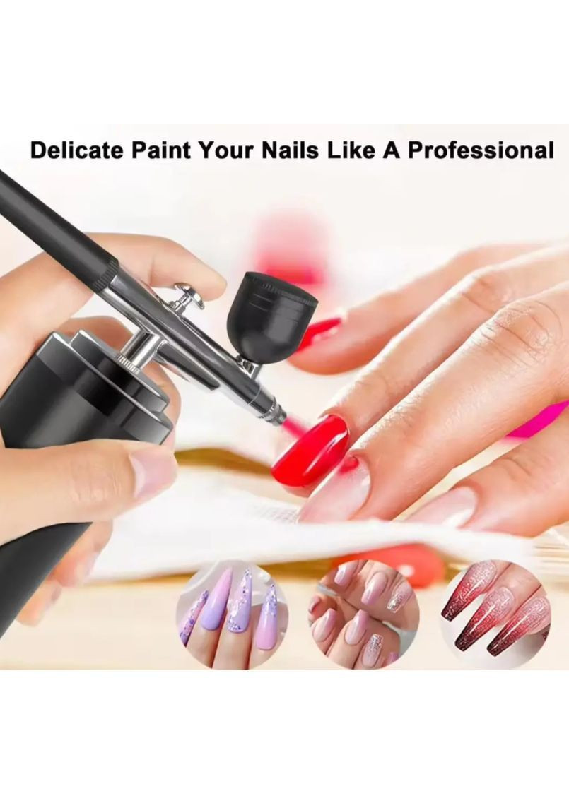 Аэрограф с компрессором, мини-инжектор, портативный. No Brand (362210478)