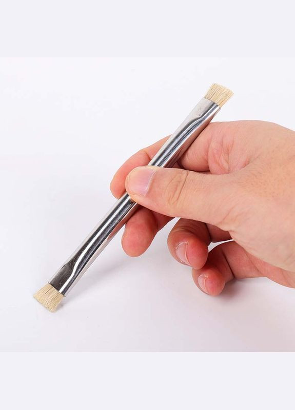 Щітка двостороння BS-03 / антистатична / металева / для ремонту плат TELIJIA (326806626)