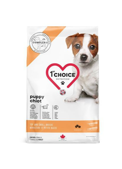 Сухой супер премиум корм для щенков мини и малых пород Puppy Toy&Small Chicken 2 кг (65672100632) 1st Choice (366971198)