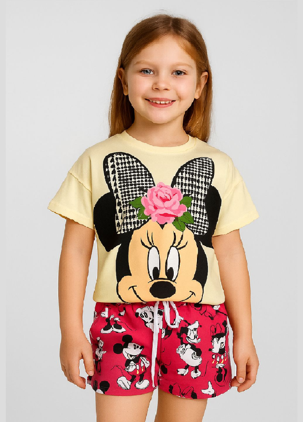 Костюм футболка+шорти Minney Mouse (Мінні Маус) TRW290625 Disney Футболка+шорти (338710606)
