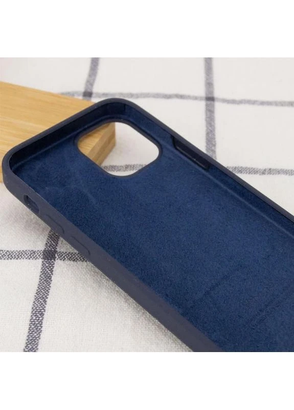 Чехол Silicone Case Full Protective (AA) для Apple iPhone 14 Plus (6.7\") Темно синий Epik (373939212)