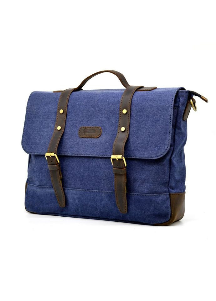 Чоловіча сумка-портфель із парусини та шкіри RKc-0001-4lx TARWA (301907209)