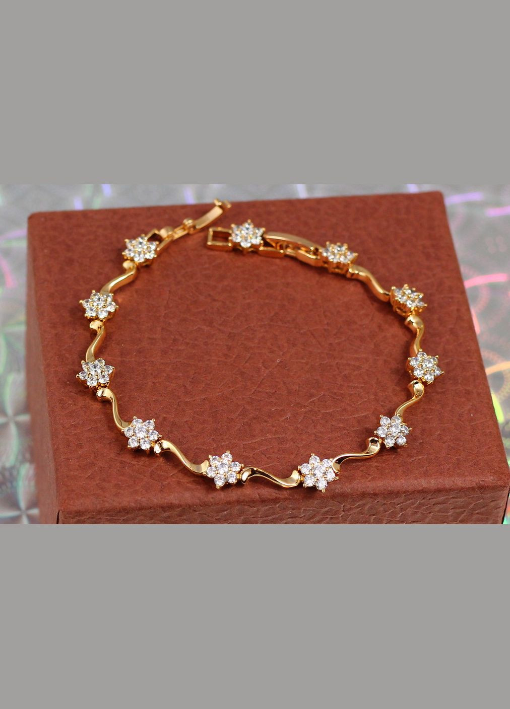 Браслет літо 17 см 7 мм золотистий Xuping Jewelry (316433621)