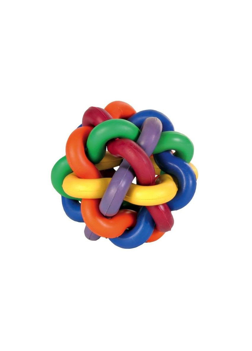 Игрушка для собак Мяч плетёный 7 см, резина Trixie (292259271)