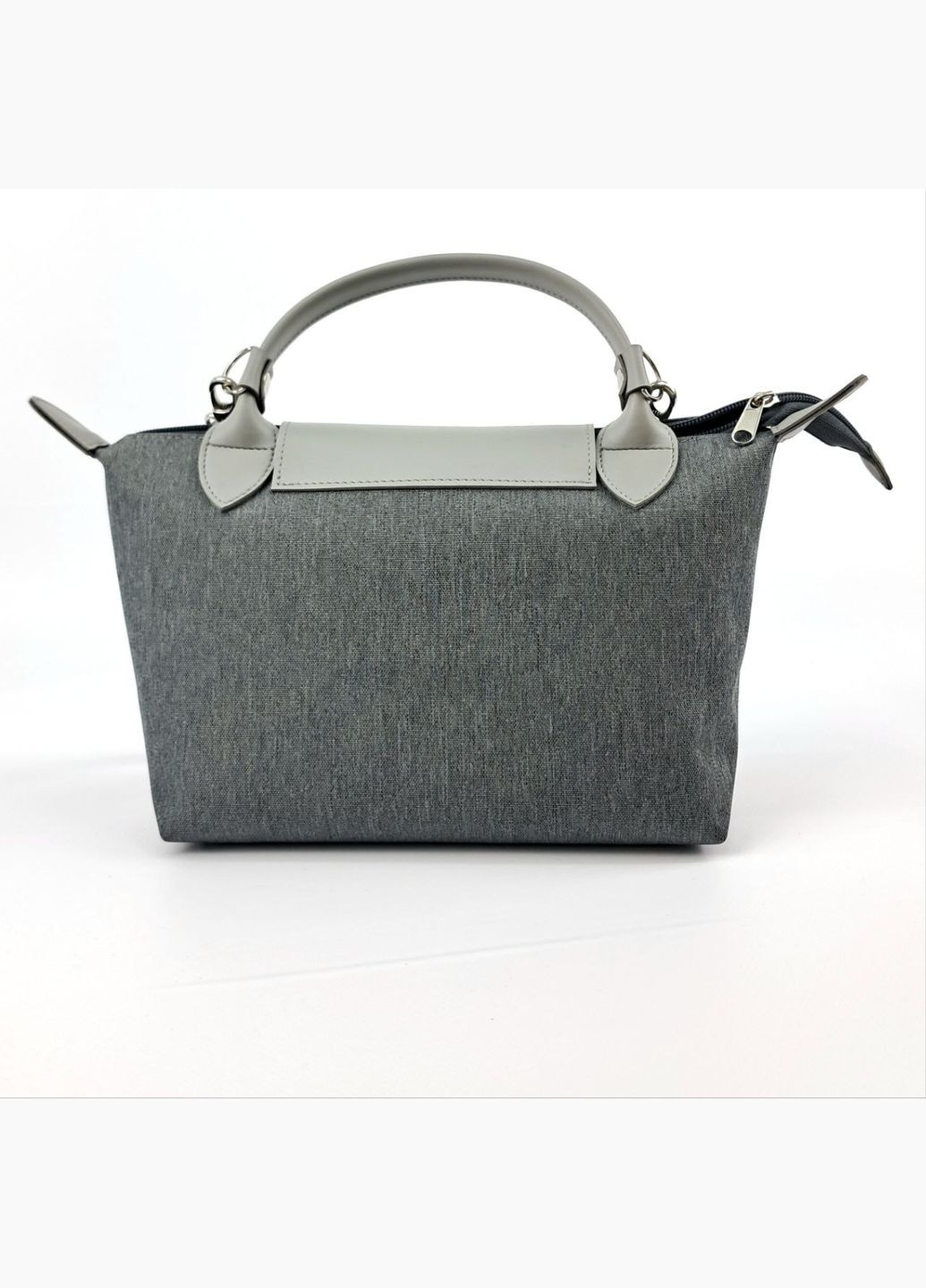 Сумка жіноча сіра середня крос-боді легка на кожен день No Brand (322069211)