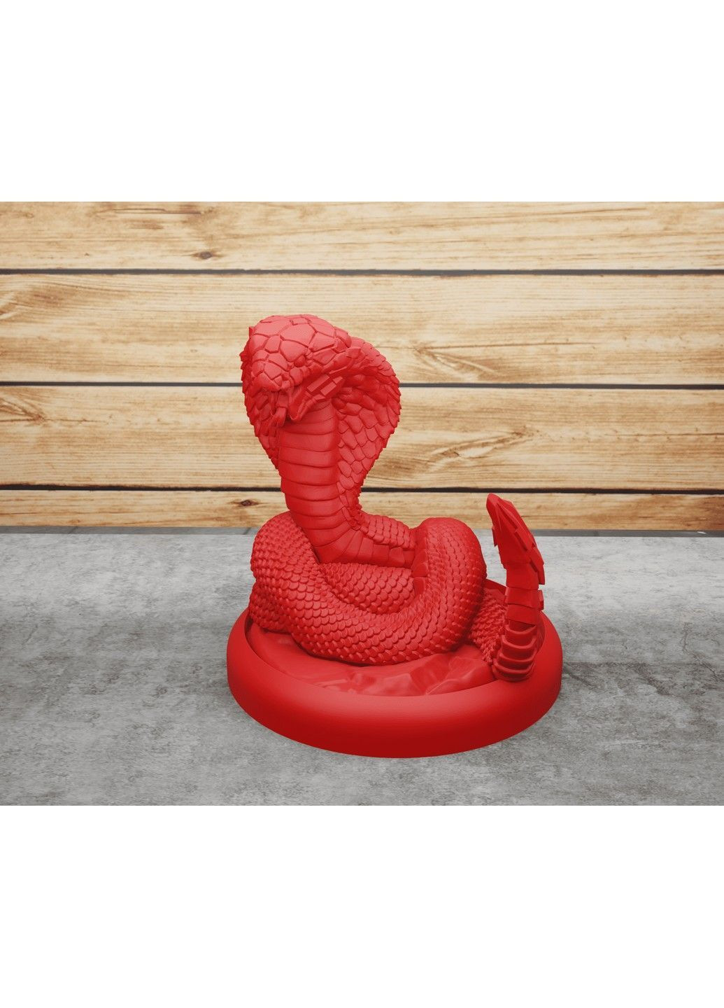 Змія Кобра на підставці. Символ 2025 року ЗаСвіт (369719034)