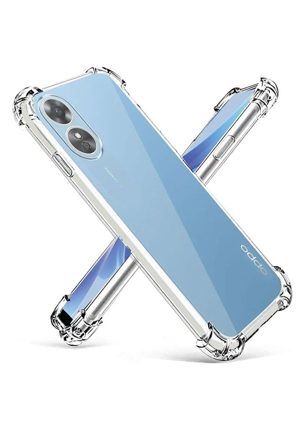 TPU чехол GETMAN Ease logo усиленные углы Full Camera для Oppo Reno 8 T 4G Epik (297864584)