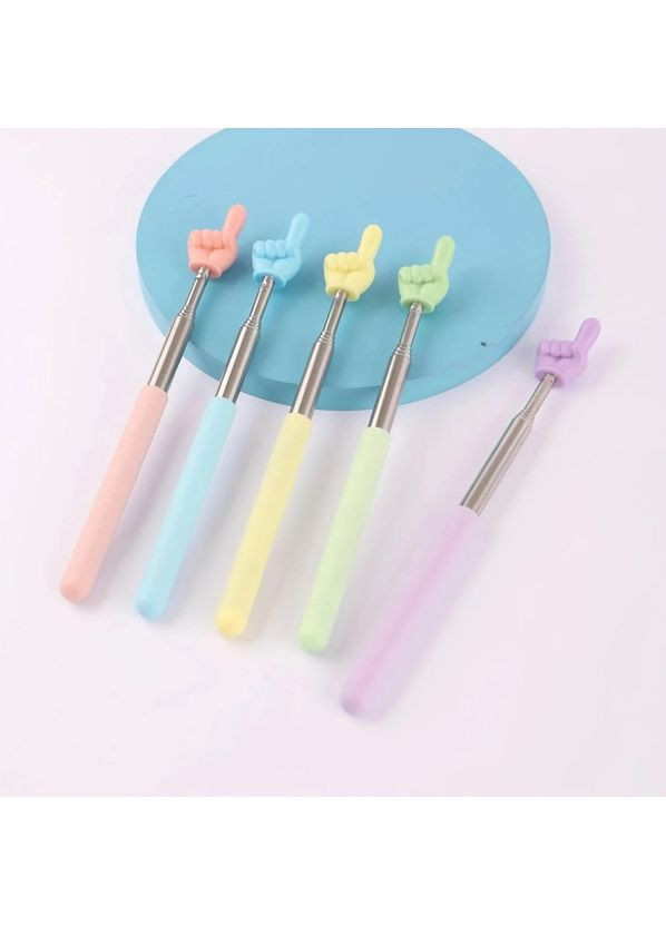 Телескопическая указка -палец Пикми палочка с рукой 21-68см, разные цвета Po Fanu (363192884)