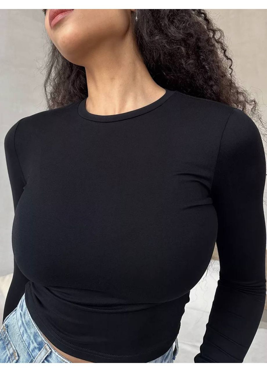 Кроп топ з мікродайвінгу | Еластичний матеріал | Заміри в описі Vione (367077789)