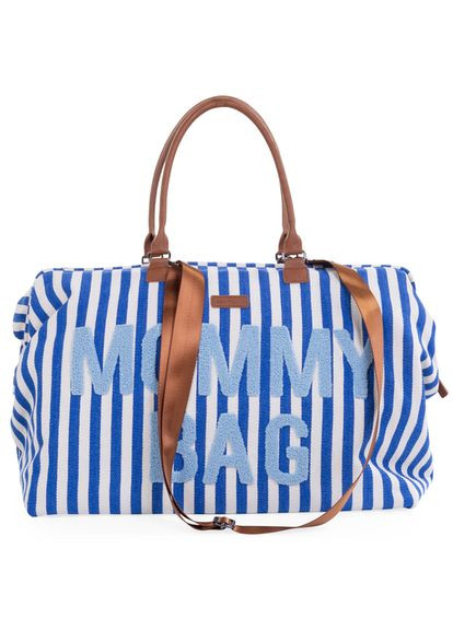 Сумка Mommy bag stripes electric blue () Childhome CWMBBSTBL (331790110)