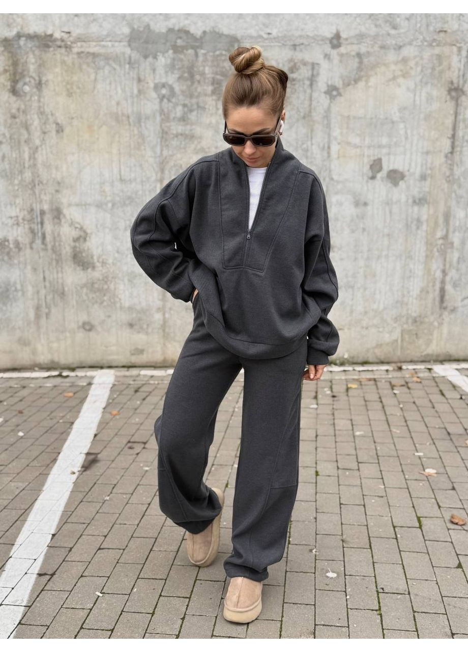 Женский оверсайз костюм из ангорской альпаки Vakko (367431691)