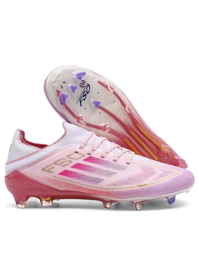 Розовые футбольные бутсы No Brand без шнурков