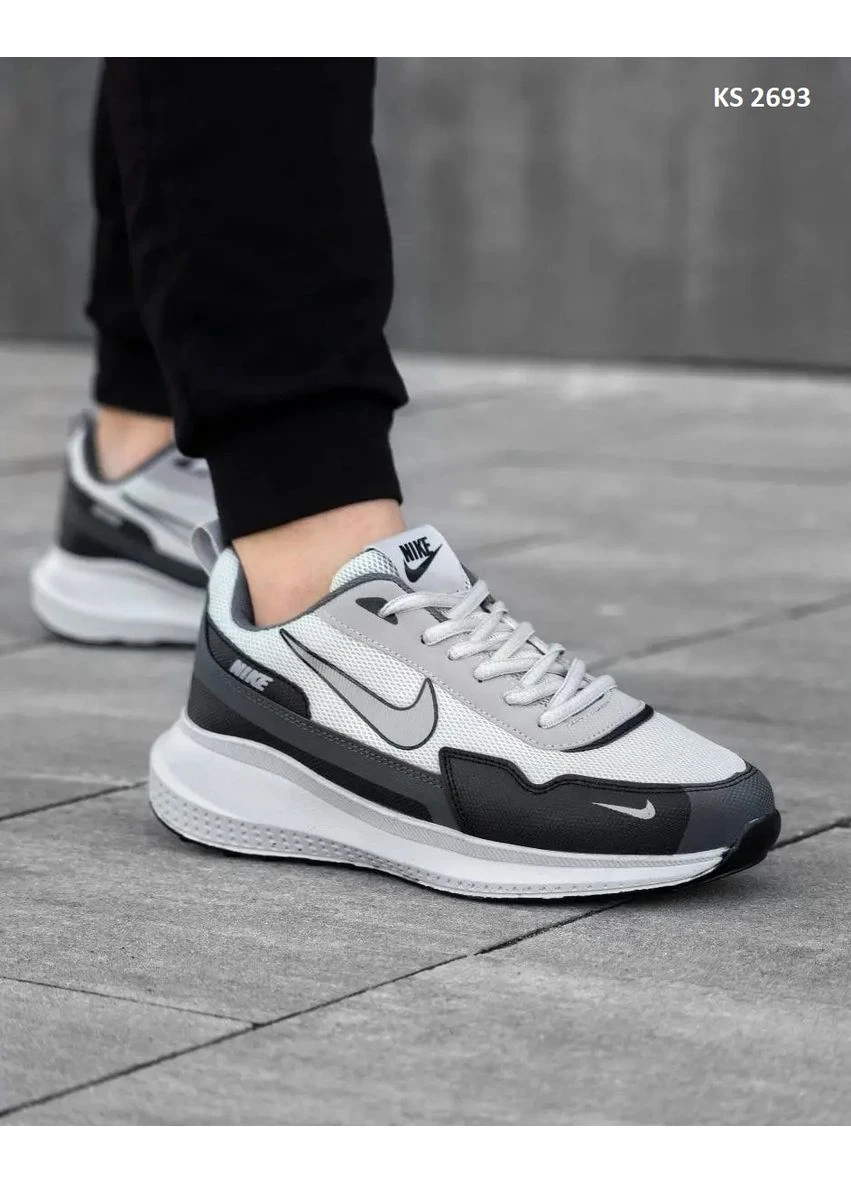 Серые летние кроссовки nike gray найк No Brand