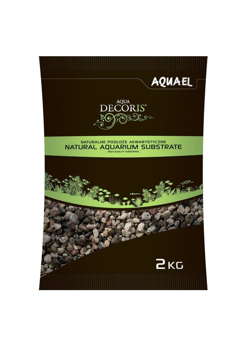 Ґрунт для акваріума 2 кг (3-5 мм) (5905546209731) Aquael (326063011)
