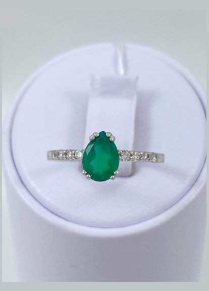 Кольцо серебряное с агатом 1080-аг Shatlen Каблучка (346488860)