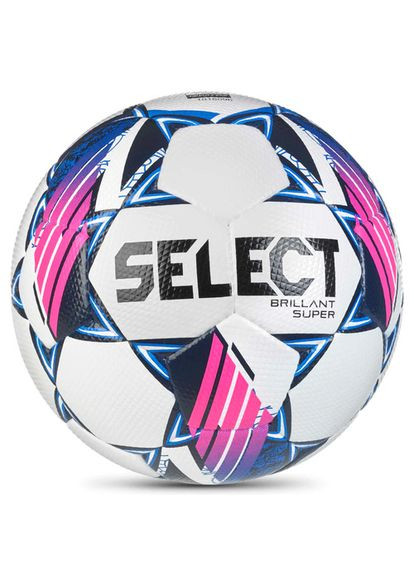 М'яч футбольний Brillant Super v24 (FIFA QUALITY PRO) White-Blue PFL (526) біло/ (розмір 5) Select (361152250)