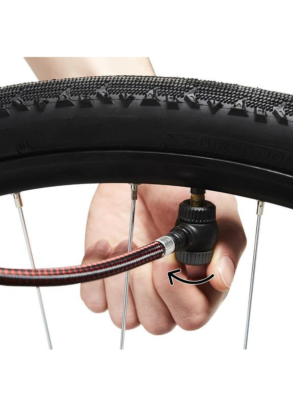 Велосипедный Ручной Насос Черный B'TWIN (335052717)