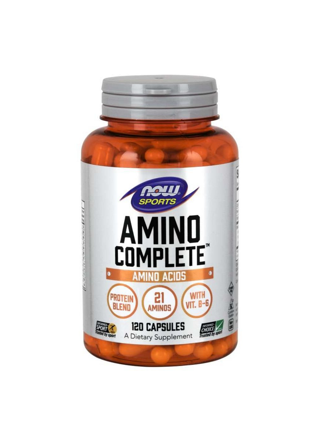 Амінокислота Sports Amino Complete, 120 капсул Now (293482885)