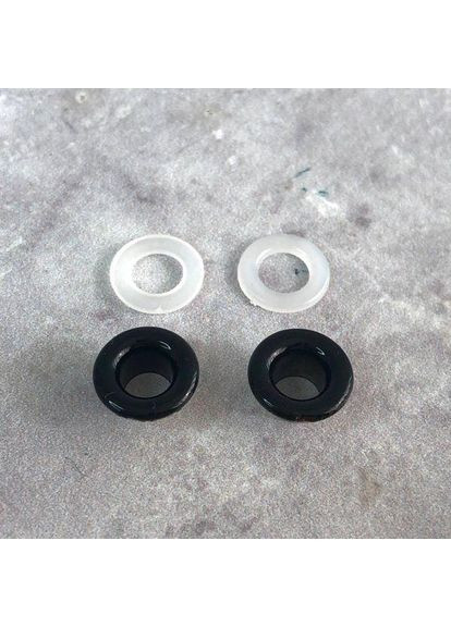 Люверс із пластиковим кільцем - чорний D-5мм (100шт) (матр.00254) Plus-plus (352747400)