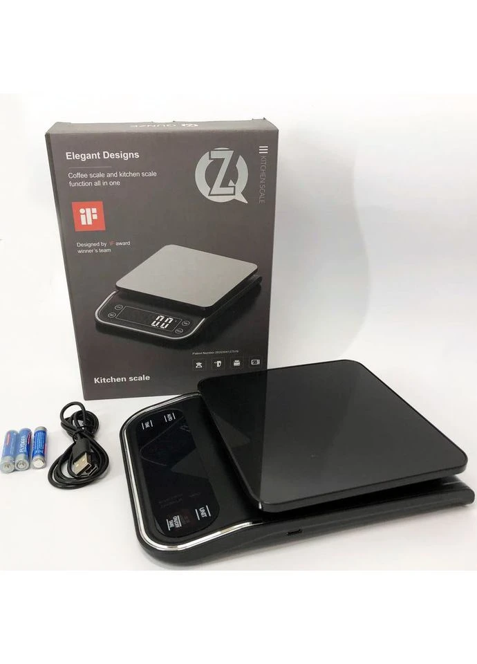 Весы кухонные X-1, 5кг (0,1г), 3xAAA/USB, электронные весы для взвешивания продуктов, кулинарные весы No Brand (397604929)