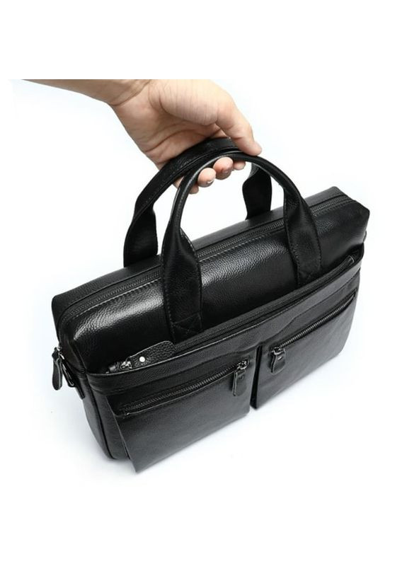 Сумка чоловіча шкіряна через плече k17122a Чорний Keizer (302009036)