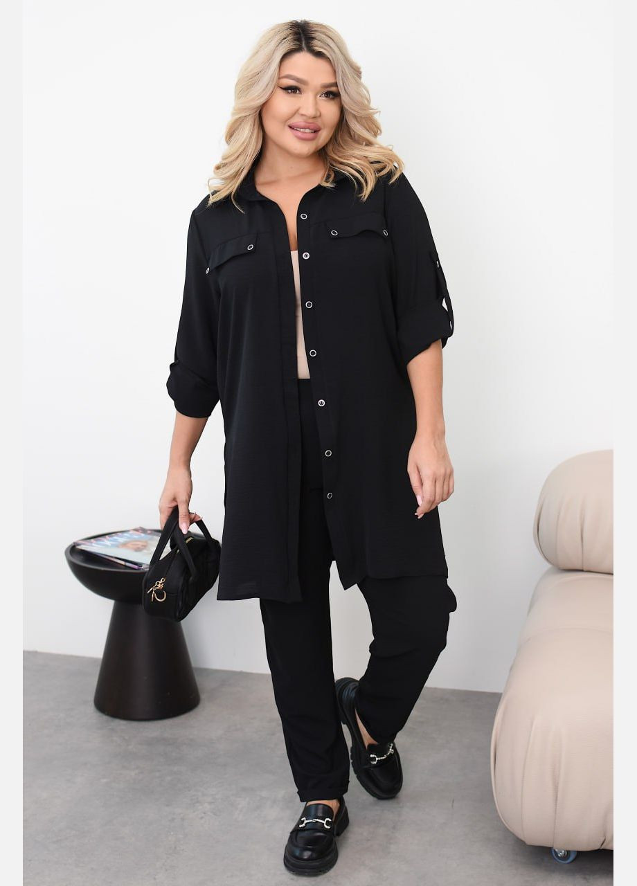 Женский костюм рубашка+штаны Україна (327088041)