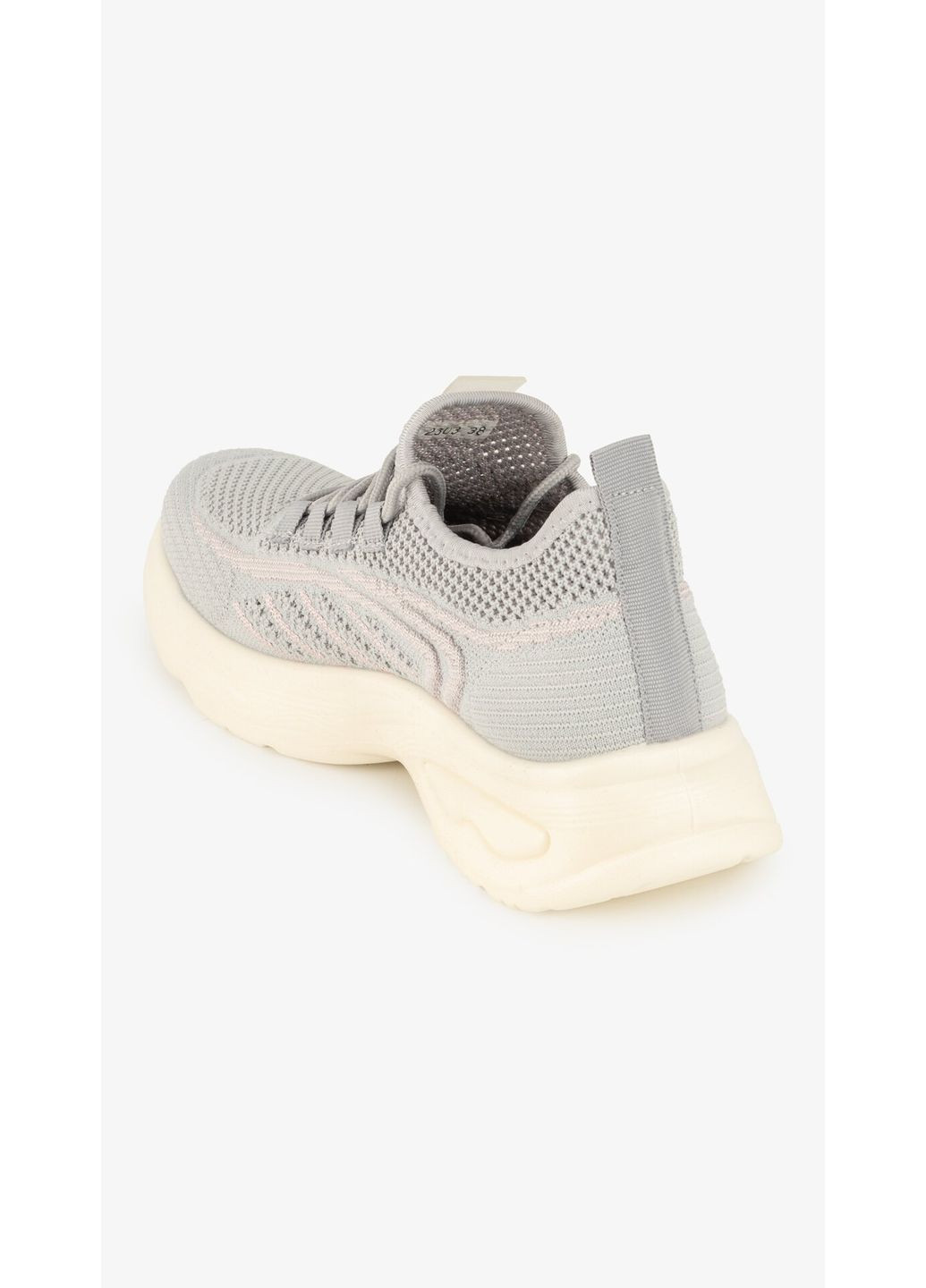 Серые кроссовки женские 2303-3 серый shop (2000999254284) No Brand