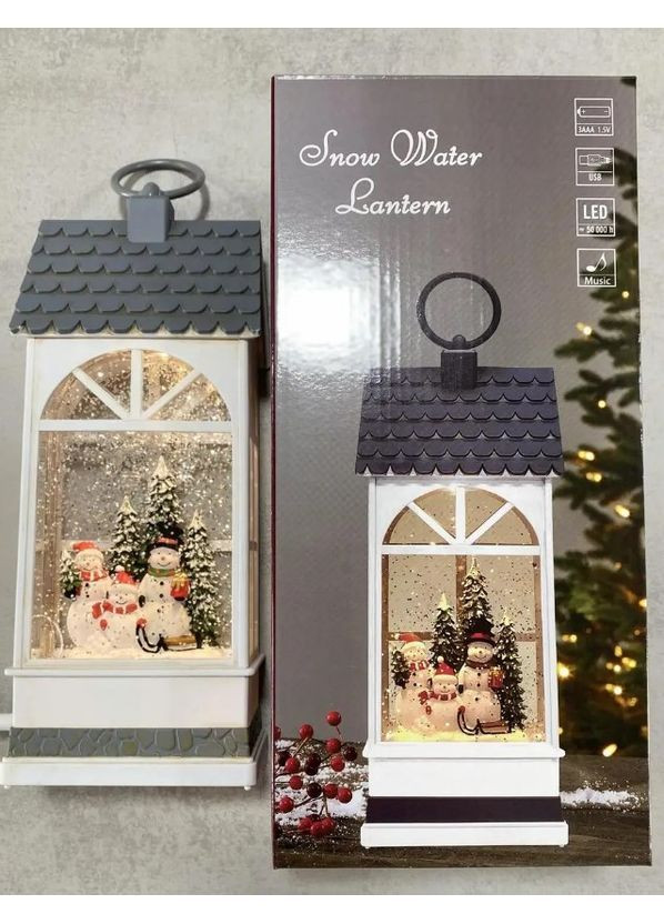 Нічник Ліхтар WDL-24074B зі святковим підсвічуванням та музичними ефектами (2104618705) No Brand (362209713)