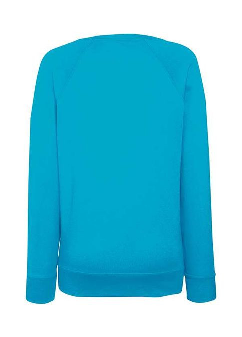 Світшот жіночий Lightweight raglan sweat lady-fit Ультрамарин (0621460ZUS) Fruit of the Loom (315937982)